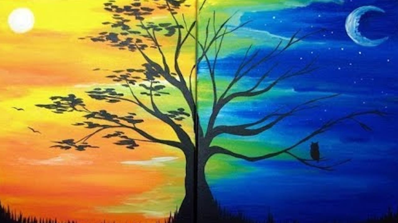 Colores frios vs calidos Paisaje