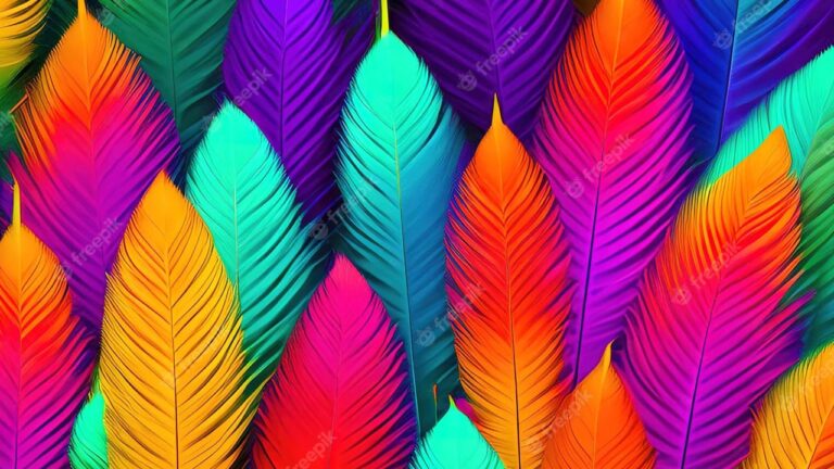 significado colores plumas