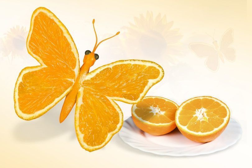 Fruta de naranja