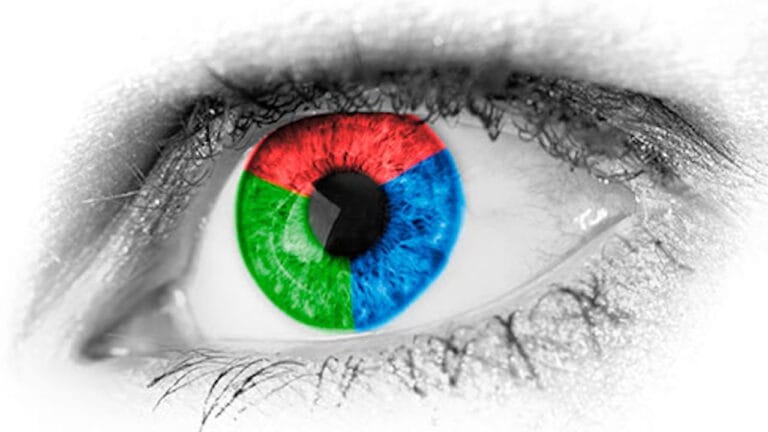 color rojo verde azul mezcla