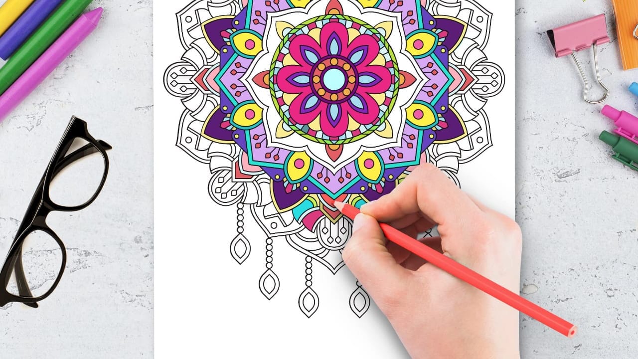 colorear mandalas