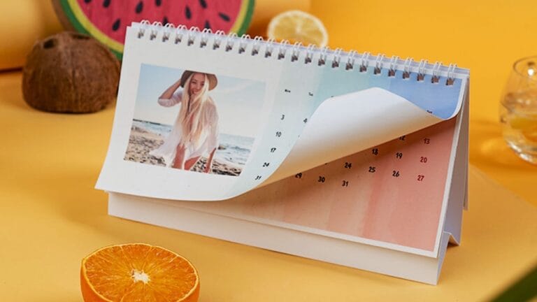 colores semana calendario mes