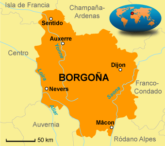 Provincia de Borgoña Francia