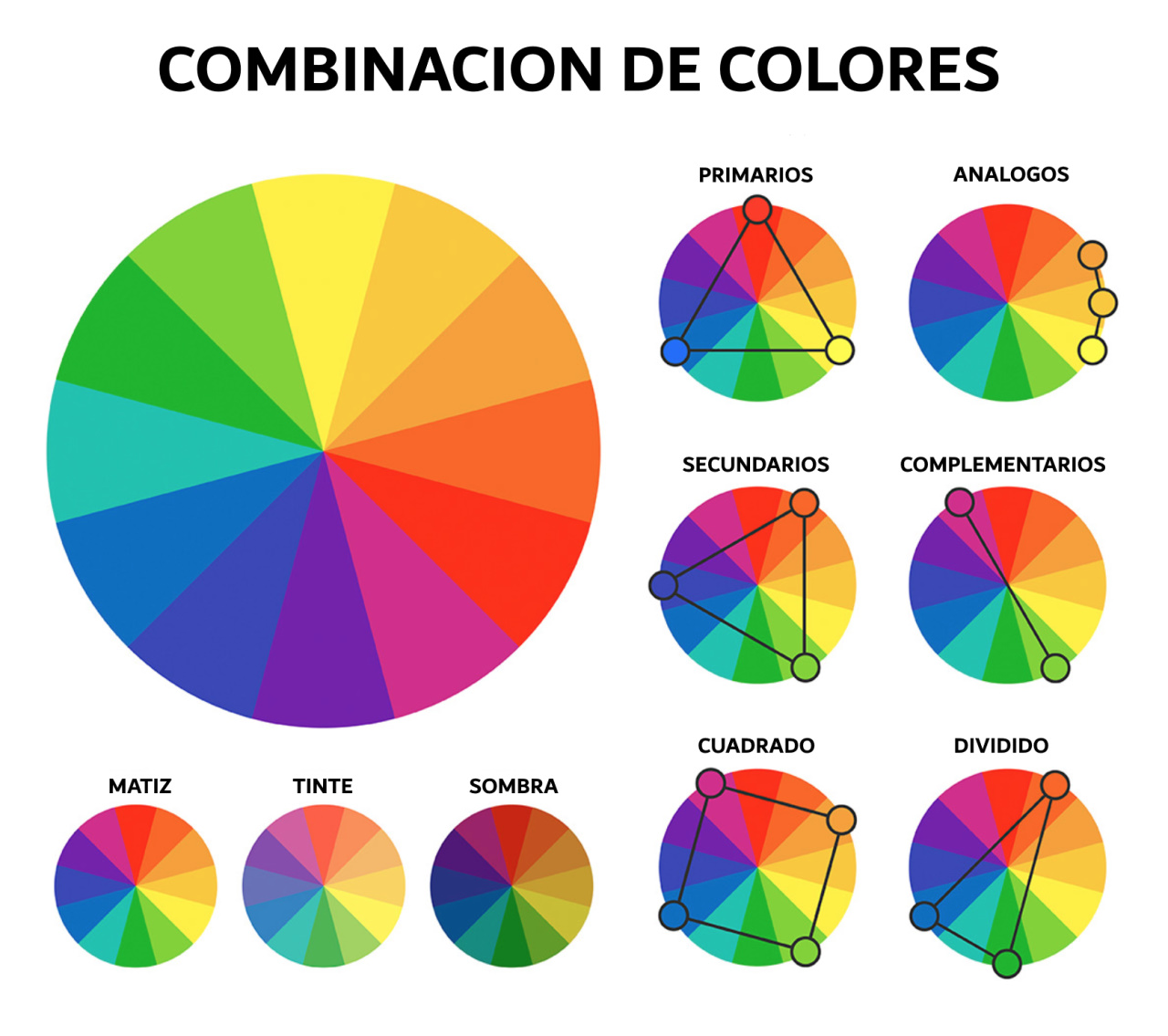 rueda combinacion de colores